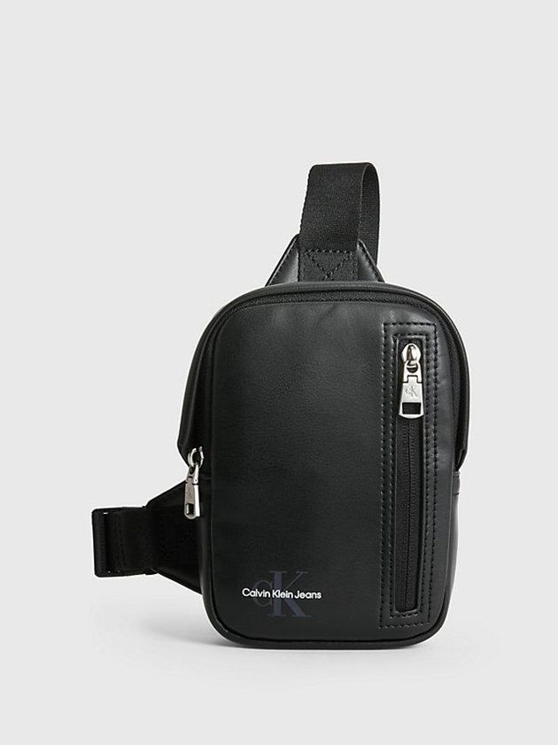 Calvin Klein USA Crossbody Phone Mens Bag Black 0873569-NI